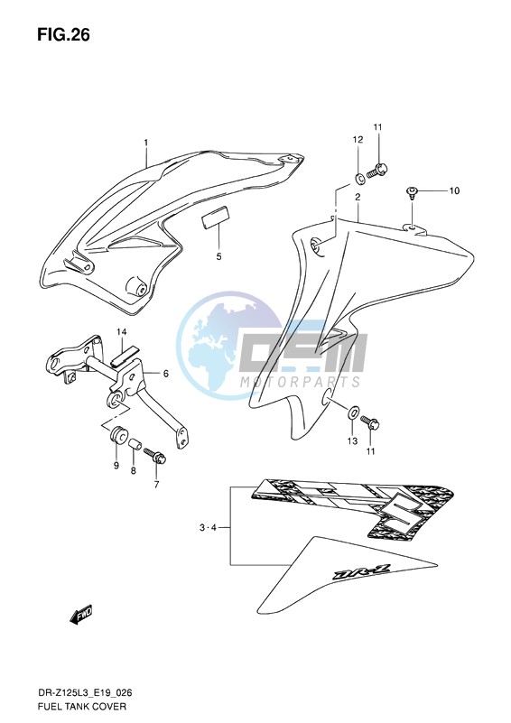 FUEL TANK COVER