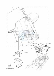 MT-10 SP MTN1000D (BGG1) drawing SEAT