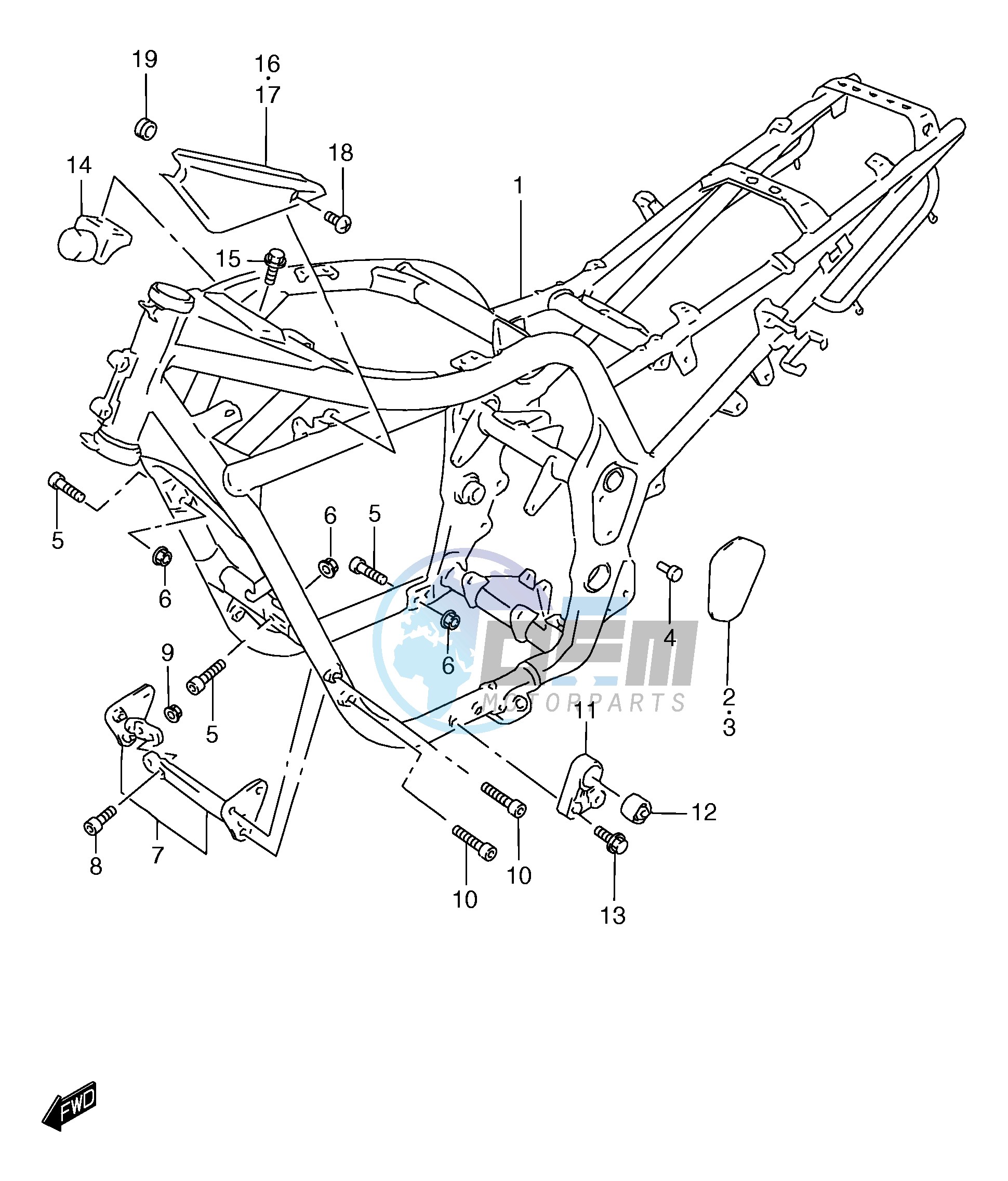 FRAME (GSF1200SAY)