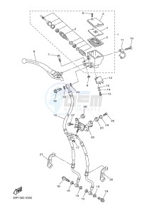 FZ8-N 800 FZ8 (NAKED) (39PL) drawing FRONT MASTER CYLINDER