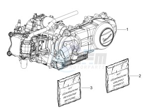 GTV 300 4T 4V ie Touring (NAFTA, APAC) (CN, USA) drawing Engine, assembly