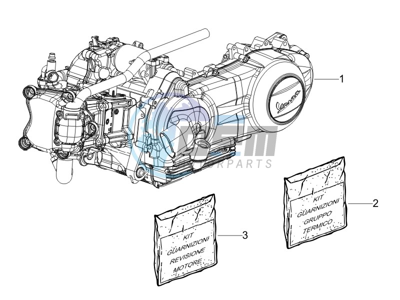 Engine, assembly