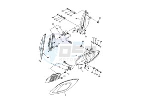 ATV 660 drawing HEADLIGHT