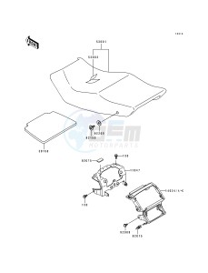 ZX 600 D [NINJA ZX-6] (D1) [NINJA ZX-6] drawing SEAT