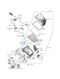 Z250SL BR250EFS XX (EU ME A(FRICA) drawing Air Cleaner