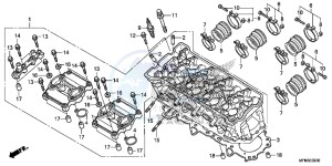 CB1000RAE CB1000R ABS E drawing CYLINDER HEAD