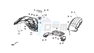 JOYMAX 125 drawing TAIL LIGHT - LICENSE PLATE