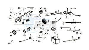 CITYCOM 300I S drawing ELECTRONIC PARTS