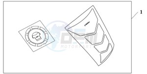 CBR1000RA9 Europe Direct - (ED / ABS MME TRI) drawing TANKPAD / FUEL LID COVER