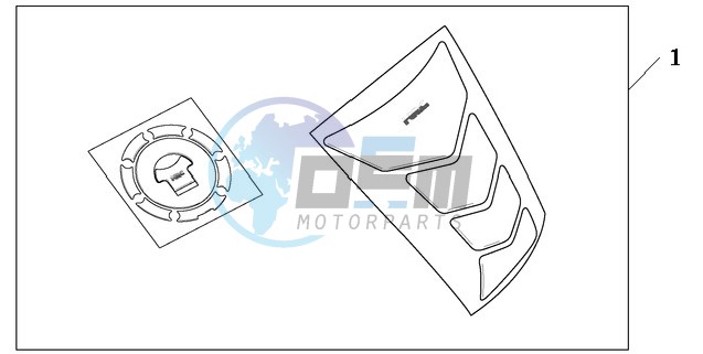 TANKPAD / FUEL LID COVER