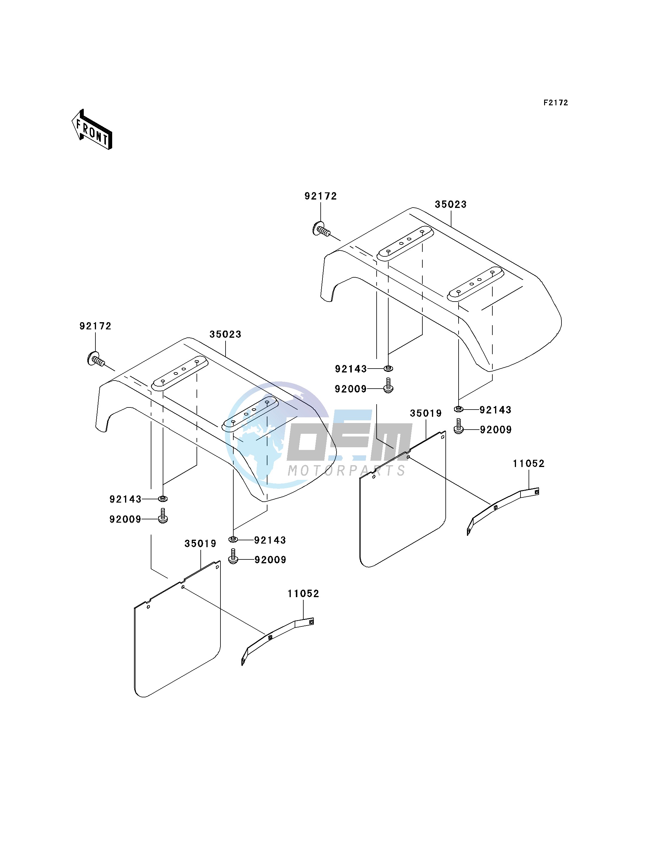 REAR FENDER-- S- -