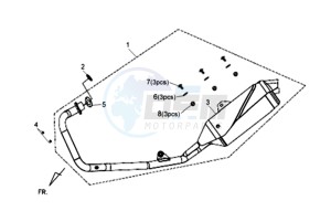 WOLF 125 SBN drawing EXHAUST