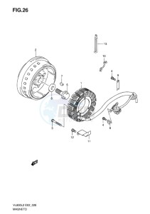 VL800 INTRUDER EU drawing MAGNETO