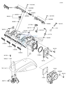 JET SKI ULTRA 310R JT1500NJF EU drawing Throttle