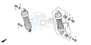 CMX250C REBEL drawing REAR CUSHION