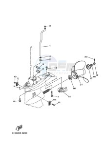 FT50C drawing LOWER-CASING-x-DRIVE-2