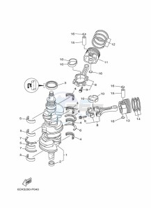 F250HETX drawing CRANKSHAFT--PISTON