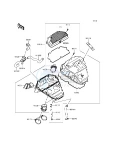 ER-6F_ABS EX650FGF XX (EU ME A(FRICA) drawing Air Cleaner