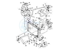 FJR 1300 drawing COOLING SYSTEM