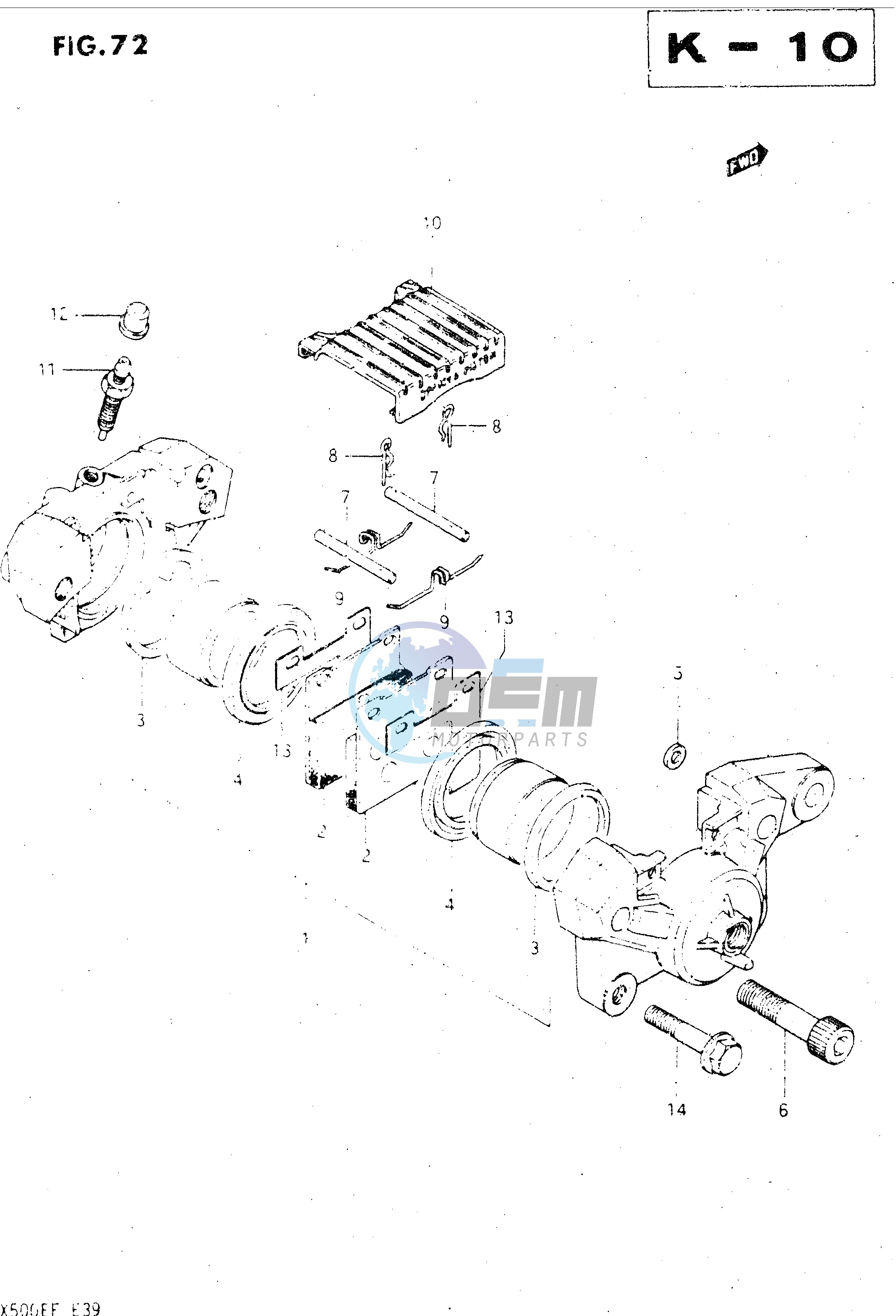 REAR CALIPERS (MODEL F)