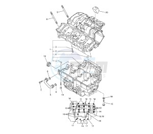 FZ8-N 800 drawing CRANKCASE