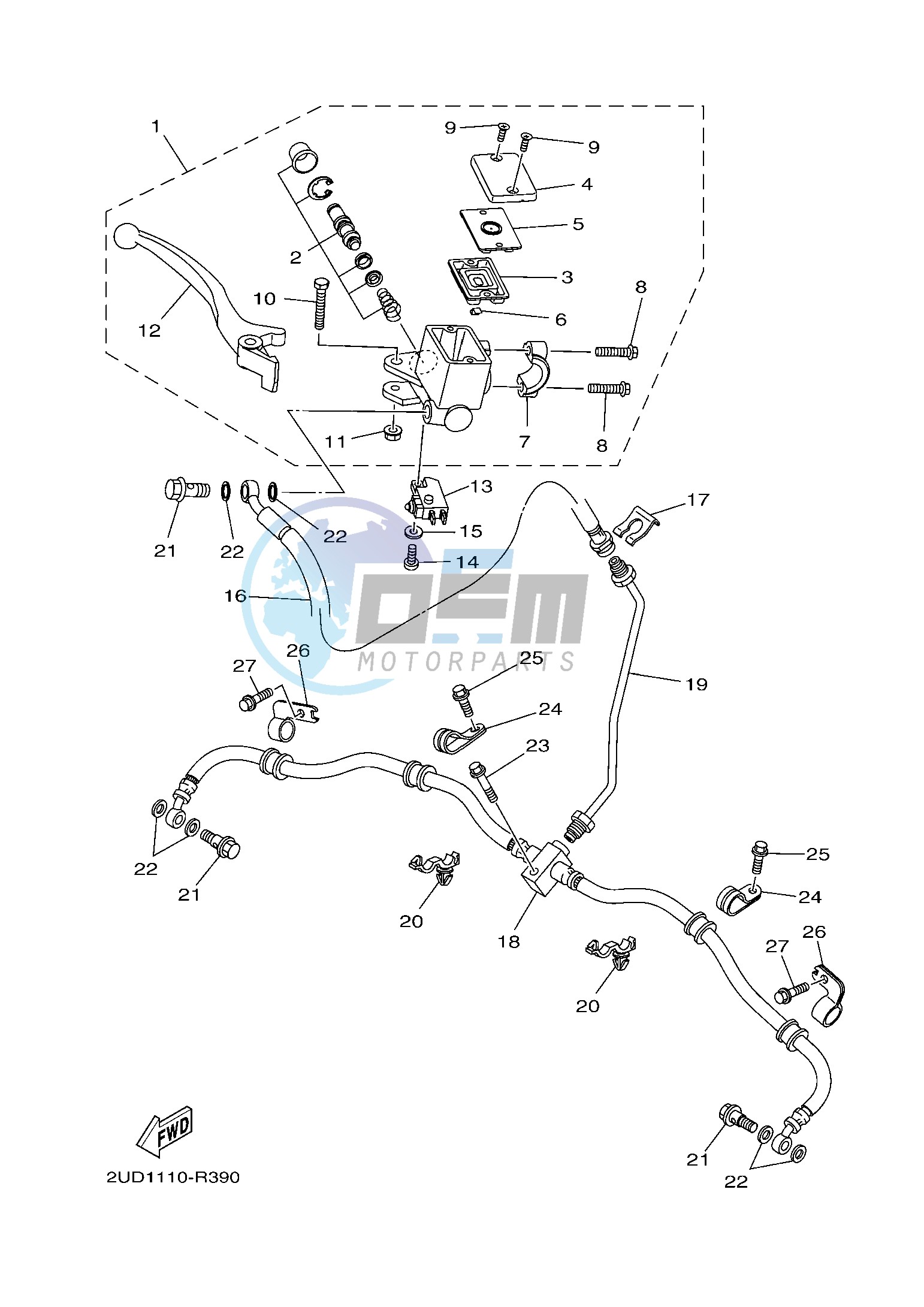 FRONT MASTER CYLINDER