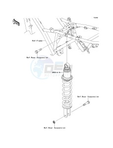 KLX 140 A [KLX140] (A8F-A9FA) A8F drawing SHOCK ABSORBER-- S- -