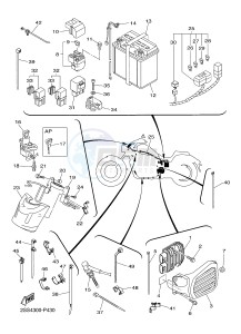 XVS1300CU XVS1300 CUSTOM XVS1300 CUSTOM (2SSA) drawing ELECTRICAL 2