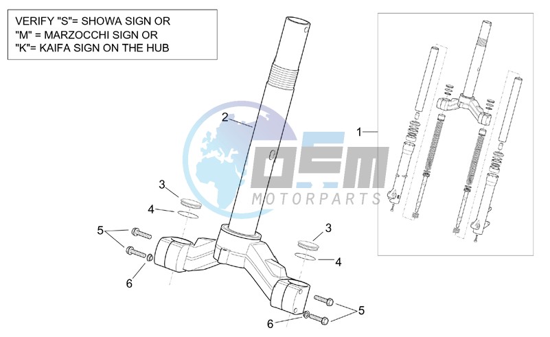 Front fork - Stem base