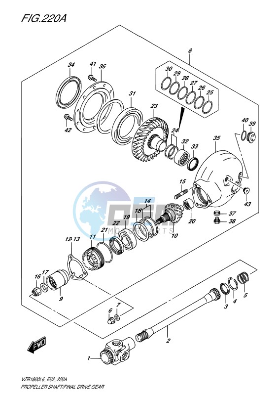 PROPELLER SHAFT_FINAL DRIVE GEAR