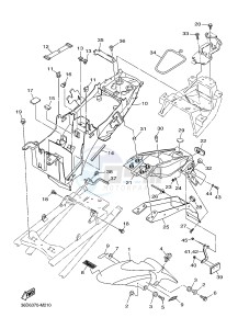 XJ6SA 600 DIVERSION (S-TYPE, ABS) (36D9) drawing FENDER