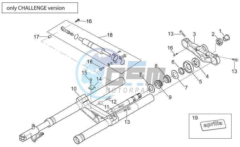 Front fork - Challenge Version