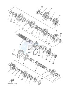 MT09TRA MT-09TRA TRACER 900 (2SC3) drawing TRANSMISSION