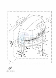 F130AETX drawing FAIRING-UPPER