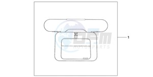 ST1300A9 CH / ABS MME - (CH / ABS MME) drawing TOP BOX INNER BAG