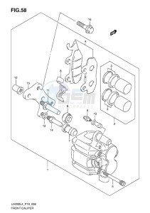 UH200 ABS BURGMAN EU drawing FRONT CALIPER