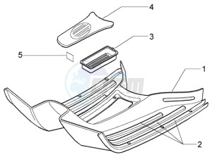 Granturismo 200 L U.S.A. drawing Rubber mat