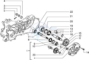 Skipper 150 my98 drawing Rear wheel shaft