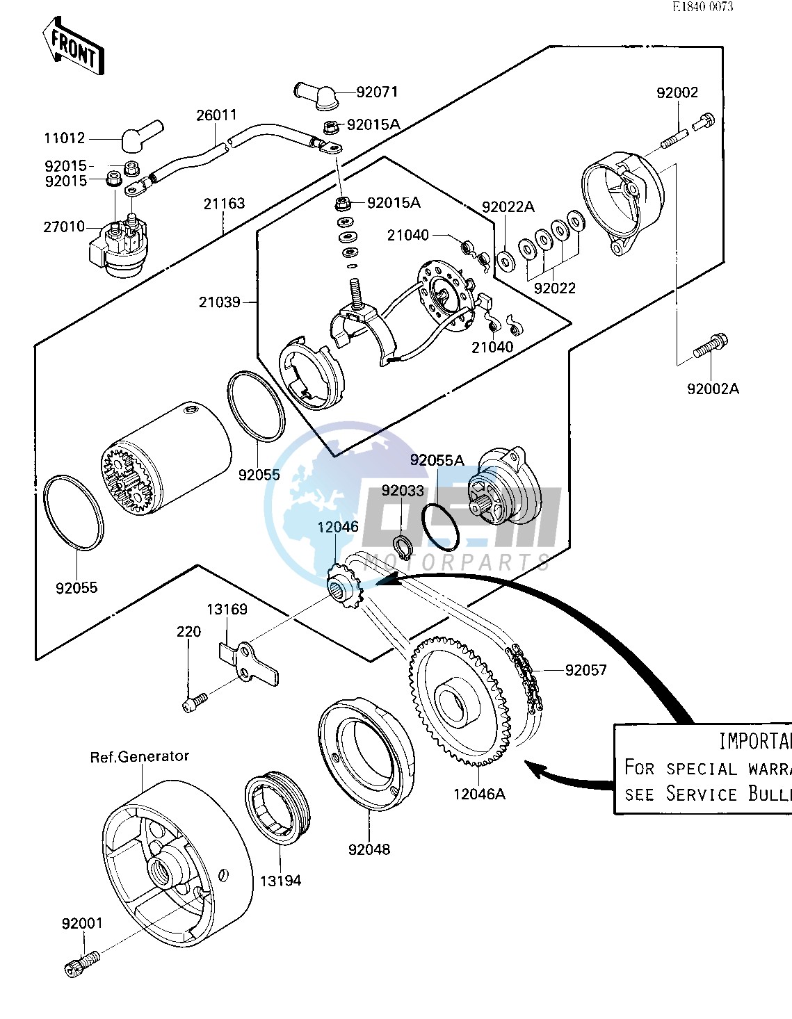 STARTER MOTOR_STARTER CLUTCH -- -E_NO. 017643- -