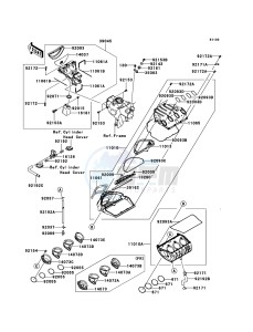 NINJA ZX-10R ZX1000E8F FR GB XX (EU ME A(FRICA) drawing Air Cleaner