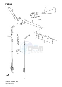 SV650S (E3-E28) drawing HANDLEBAR (SV650S SA)