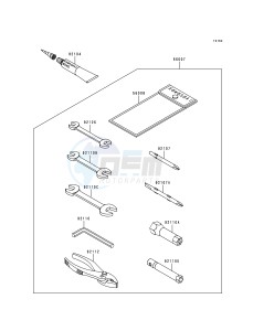 JT 900 A [900 STX] (A1-A2) [900 STX] drawing OWNERS TOOLS