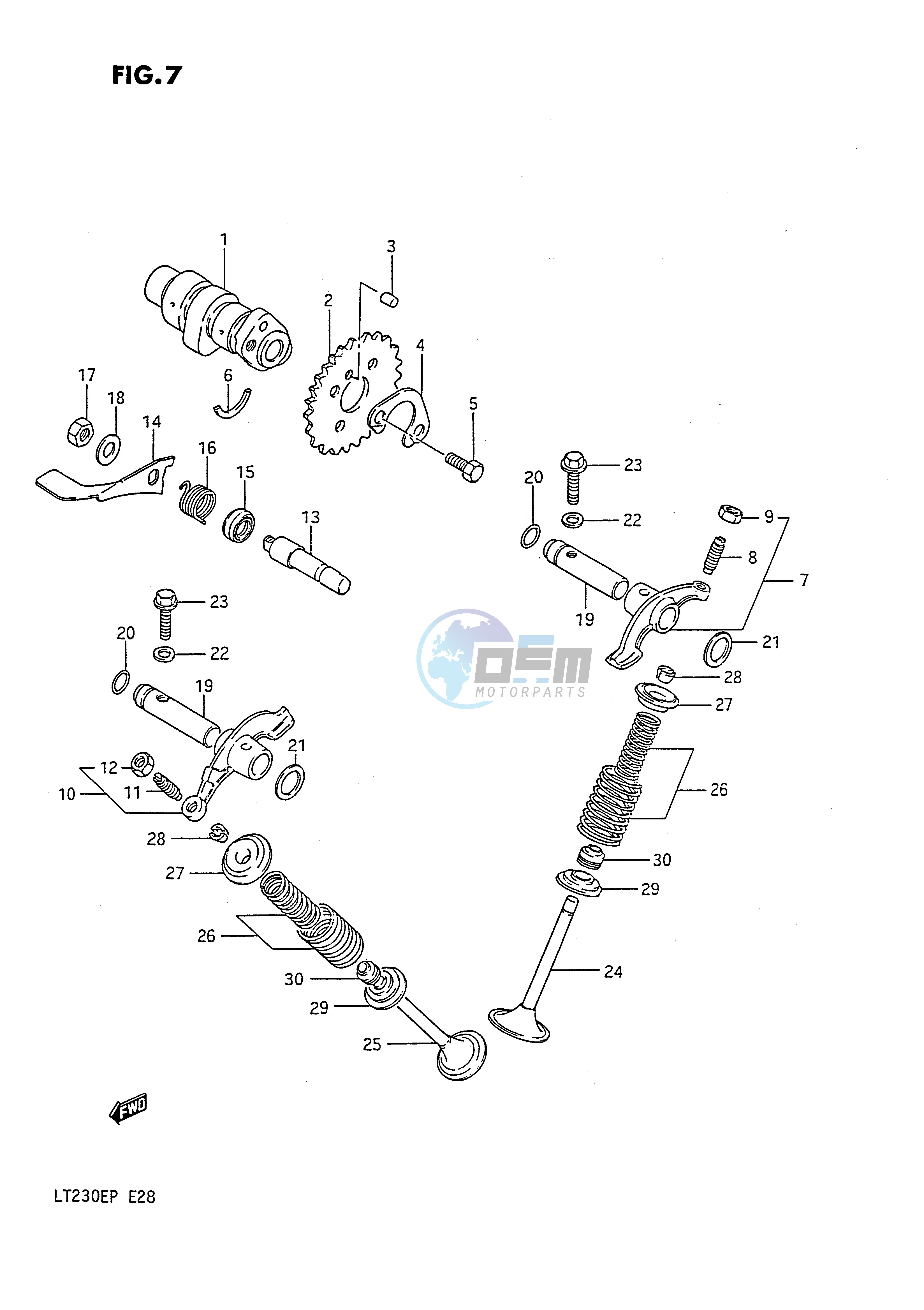 CAM SHAFT - VALVE