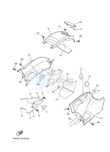 YFM700FWAD YFM7FGPAD GRIZZLY 700 EPS (1HPN) drawing SIDE COVER