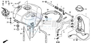 NT700VA drawing FUEL TANK