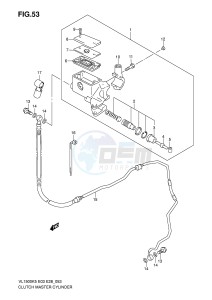 VL1500 (E3-E28) drawing CLUTCH MASTER CYLINDER (MODEL K5 K6)