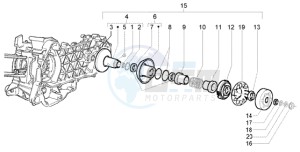 X9 250 Evolution drawing Driven pulley