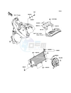 ER-6f EX650C9F GB XX (EU ME A(FRICA) drawing Radiator