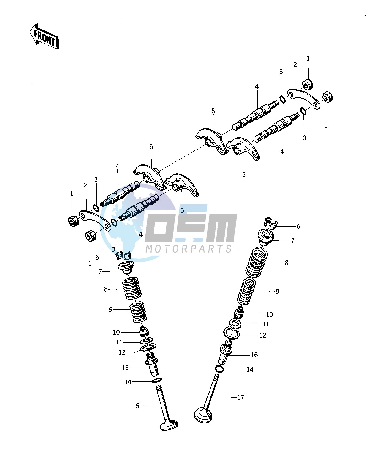 ROCKER ARMS_VALVES -- 76-77 S2_S3- -