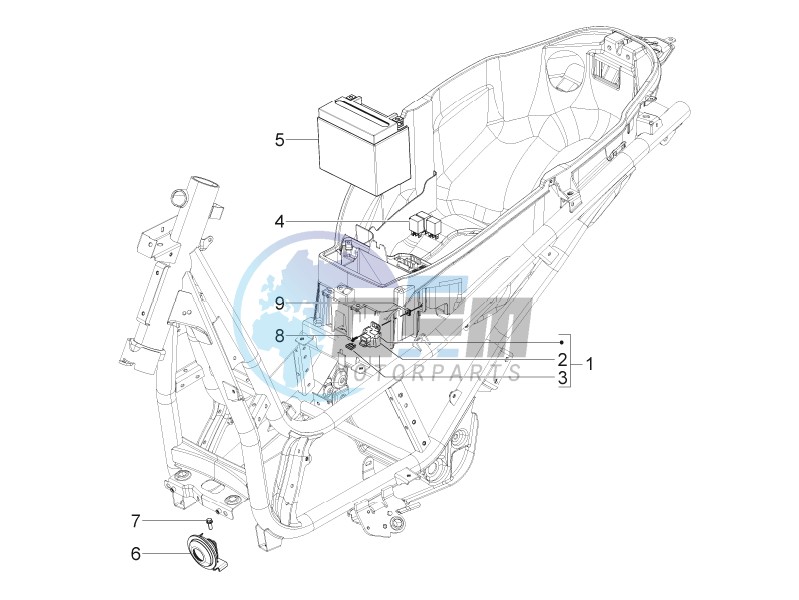 Remote control switches - Battery - Horn